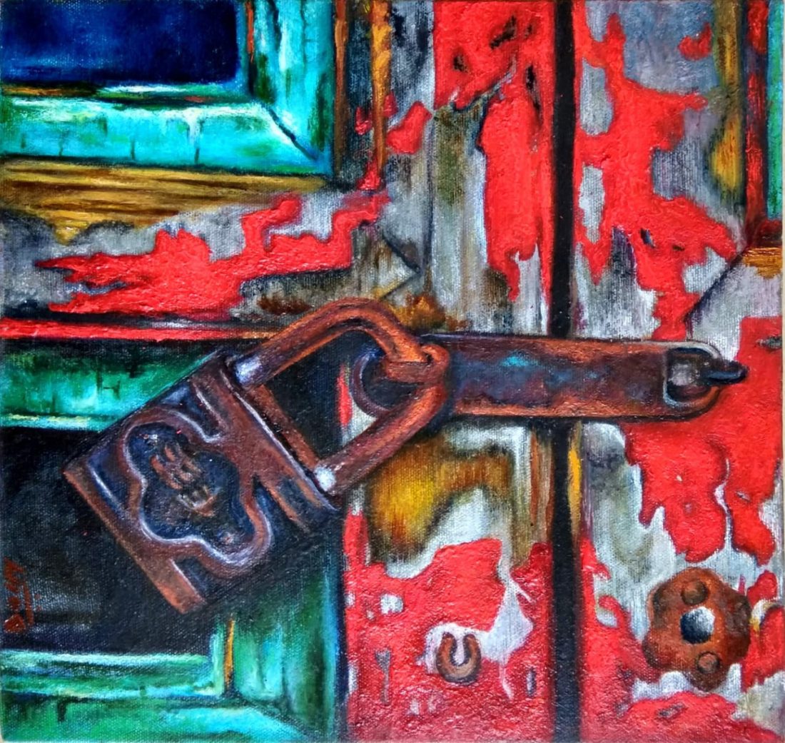 Bandh Darwaze II — oil on canvas